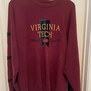 Furst of a Kind Vintage star Virginia Tech Sweatshirt